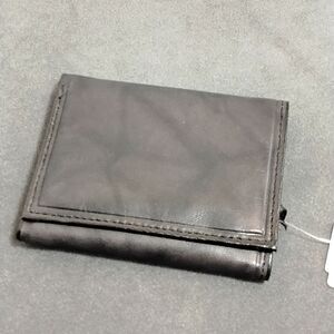 SWANK Black Leather Wallet